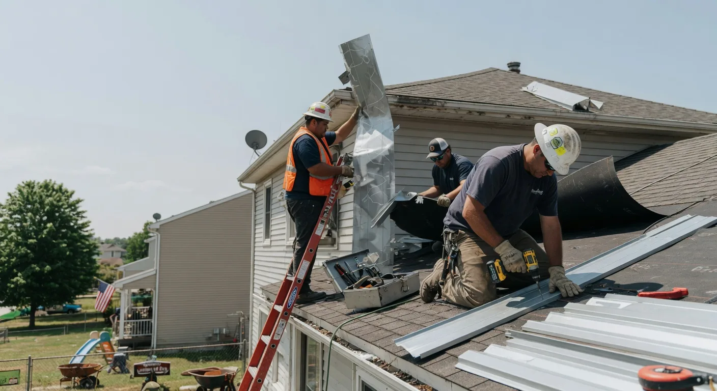 Metal Roof Repair in New London, IA